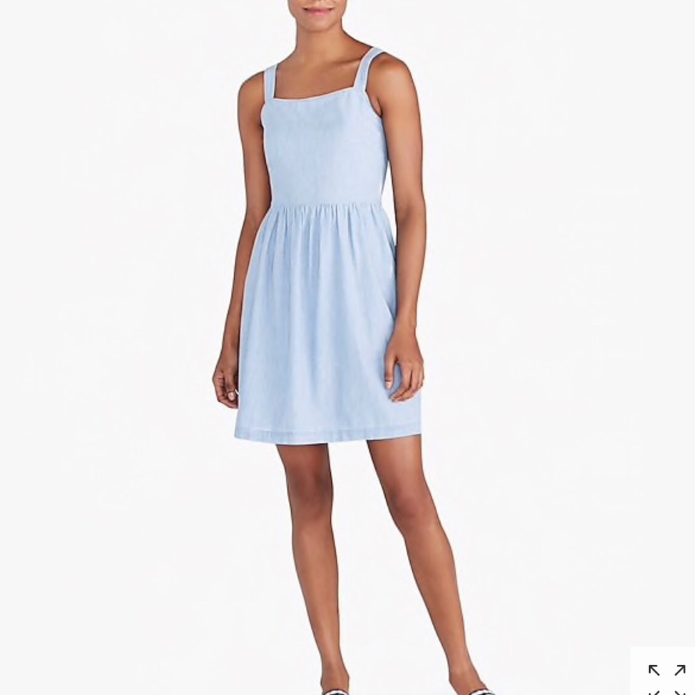 JCrew Chambray Apron Dress